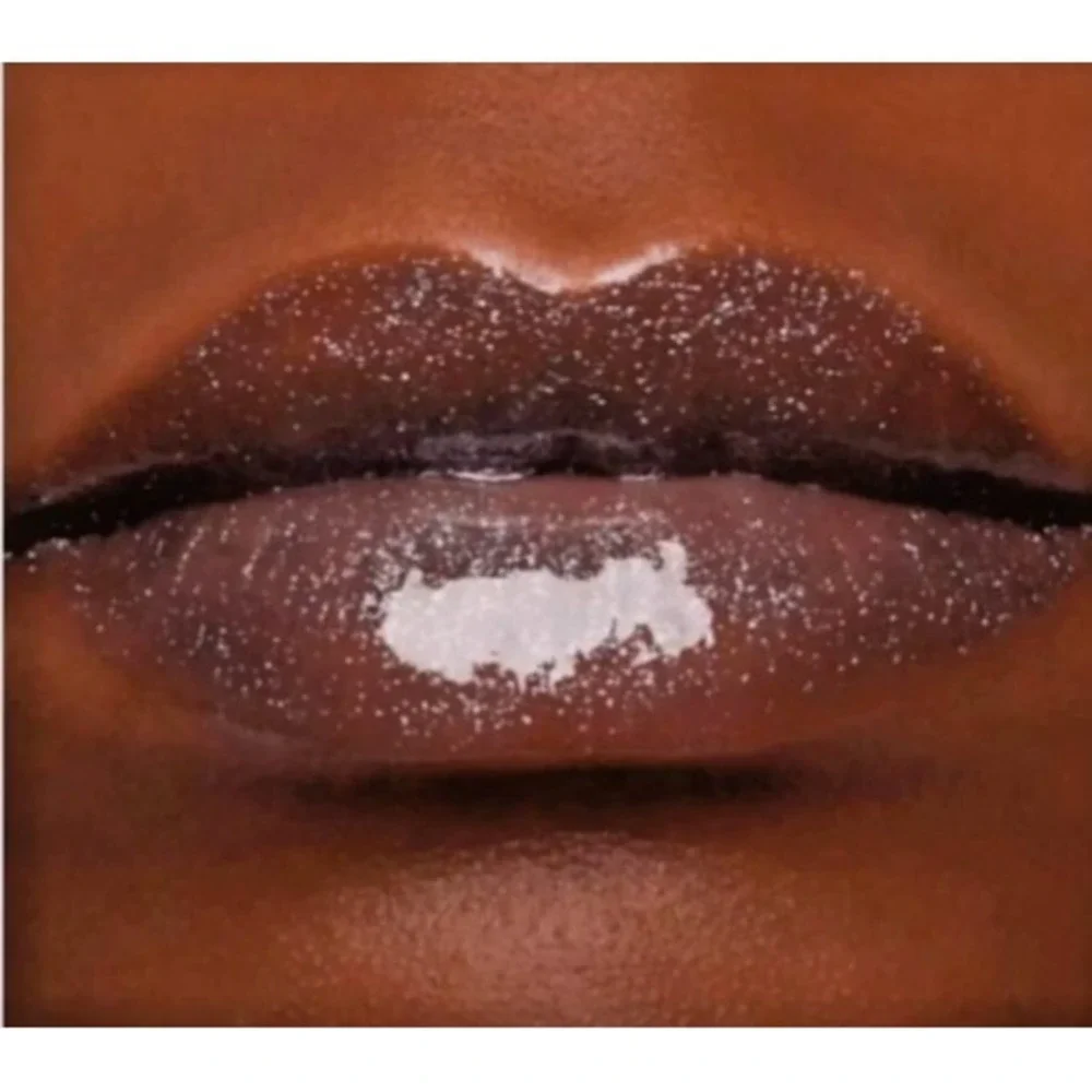 Jeffree Star Cosmetics The Gloss Six Feet Under Black Glitter Lip Gloss NIB